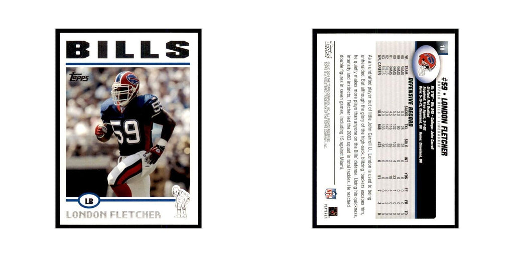2004 Topps London Fletcher Bills #18