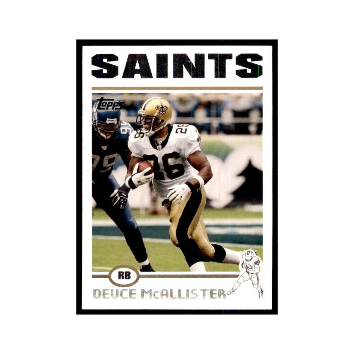 2004 Topps Deuce McAllister Saints #180