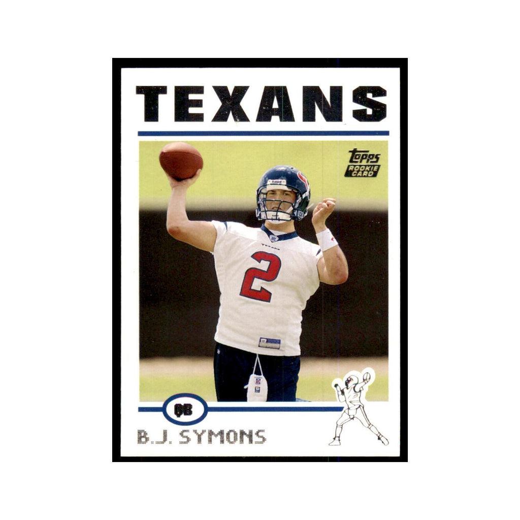 2004 Topps B.J. Symons RC Texans #319