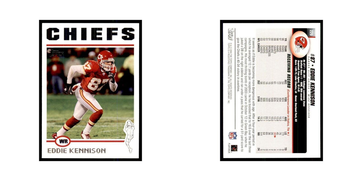 2004 Topps Eddie Kennison Chiefs #229