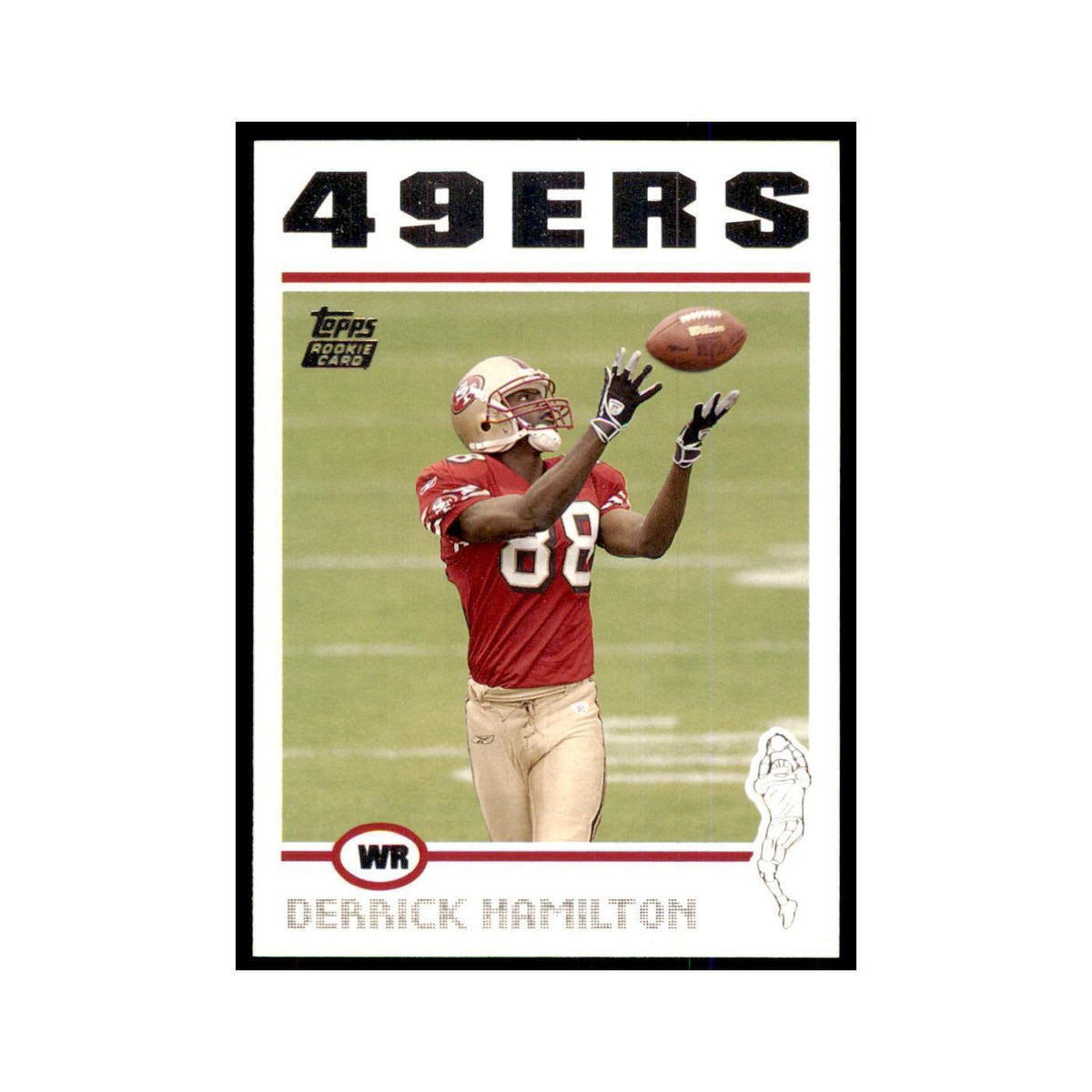 2004 Topps Derrick Hamilton RC 49ers #340