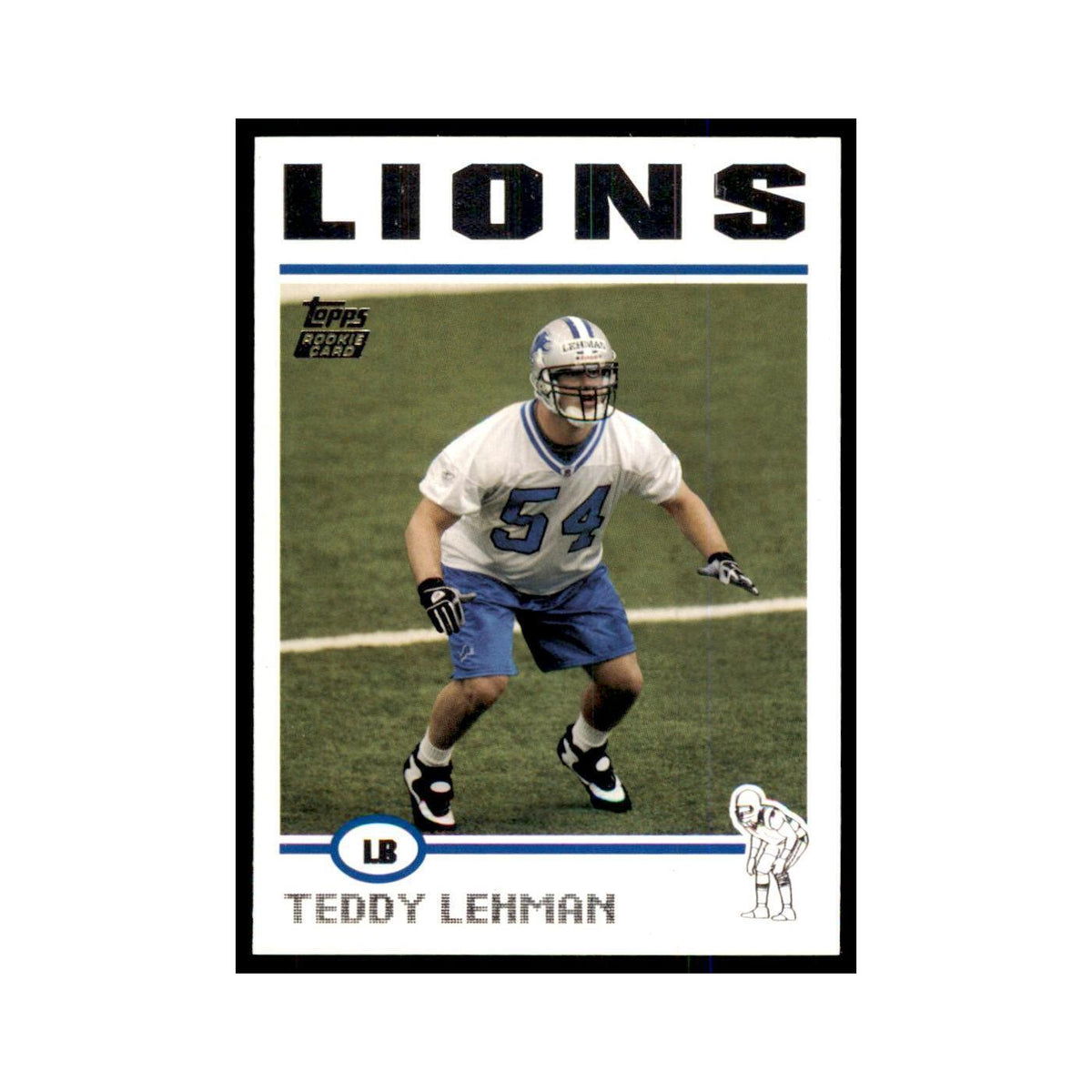 2004 Topps Teddy Lehman RC Lions #362