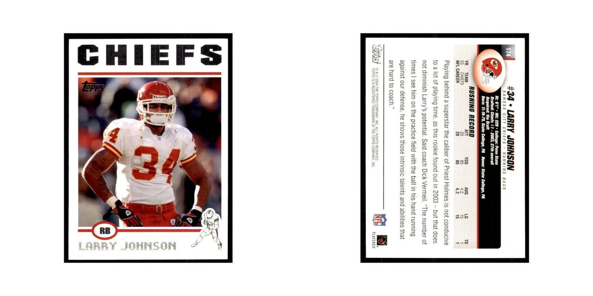2004 Topps Larry Johnson Chiefs #174