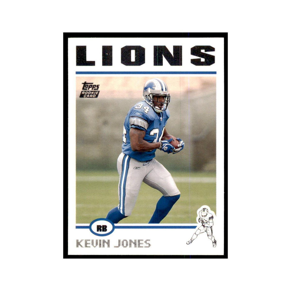 2004 Topps Kevin Jones RC Lions #330