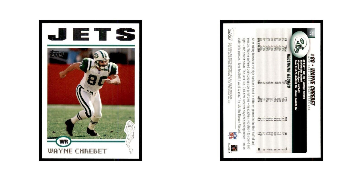2004 Topps Wayne Chrebet Jets #177