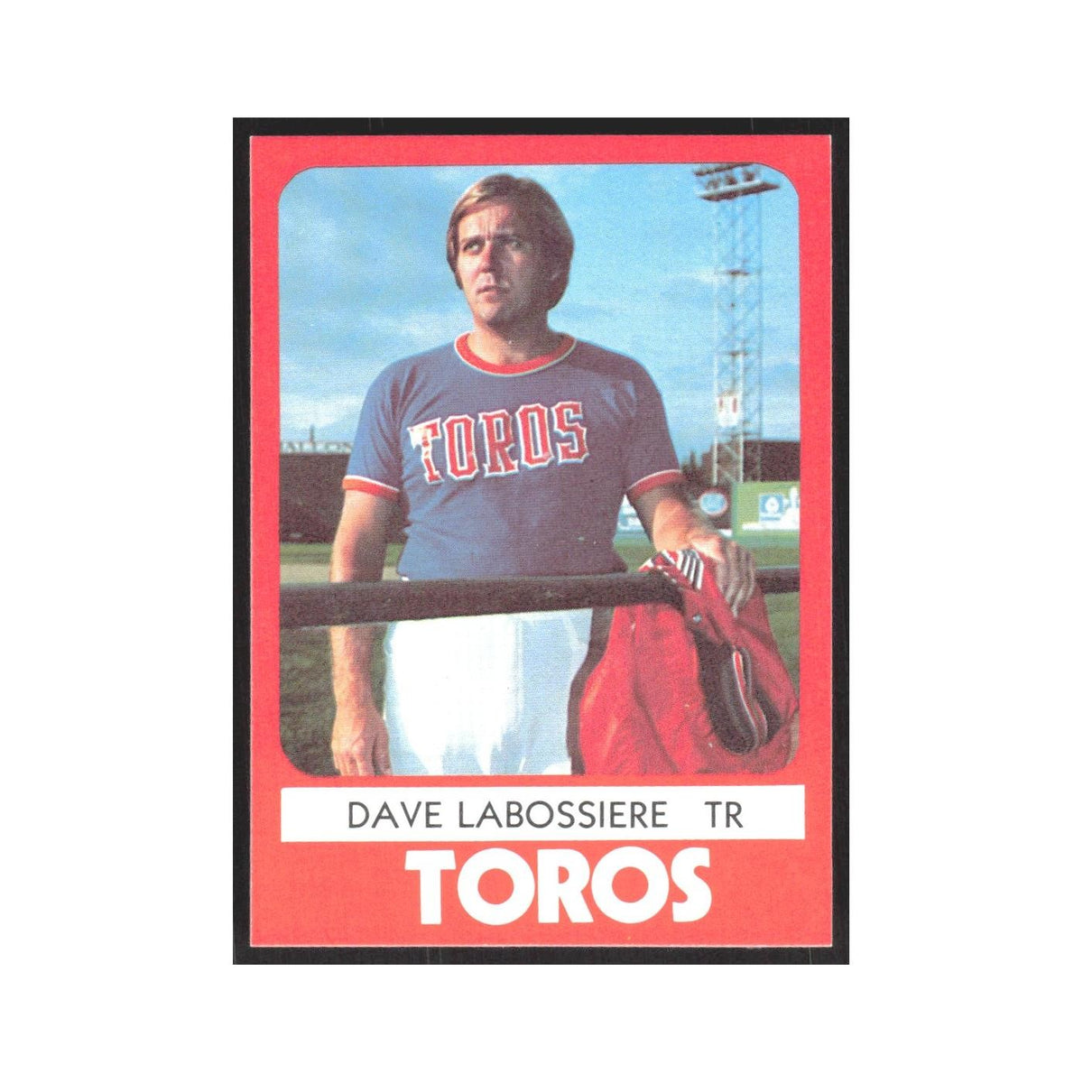 1980 TCMA Minor League Dave LaBossiere Tucson Toros #12