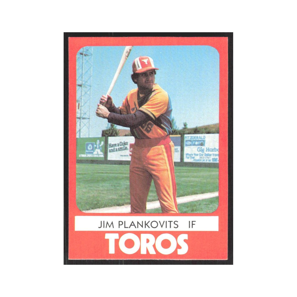 1980 TCMA Minor League Jim Pankovits Tucson Toros #19