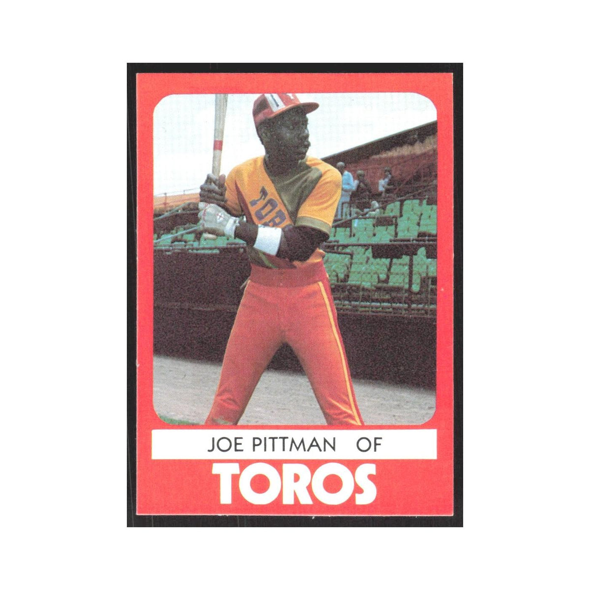 1980 TCMA Minor League Joe Pittman Tucson Toros #3