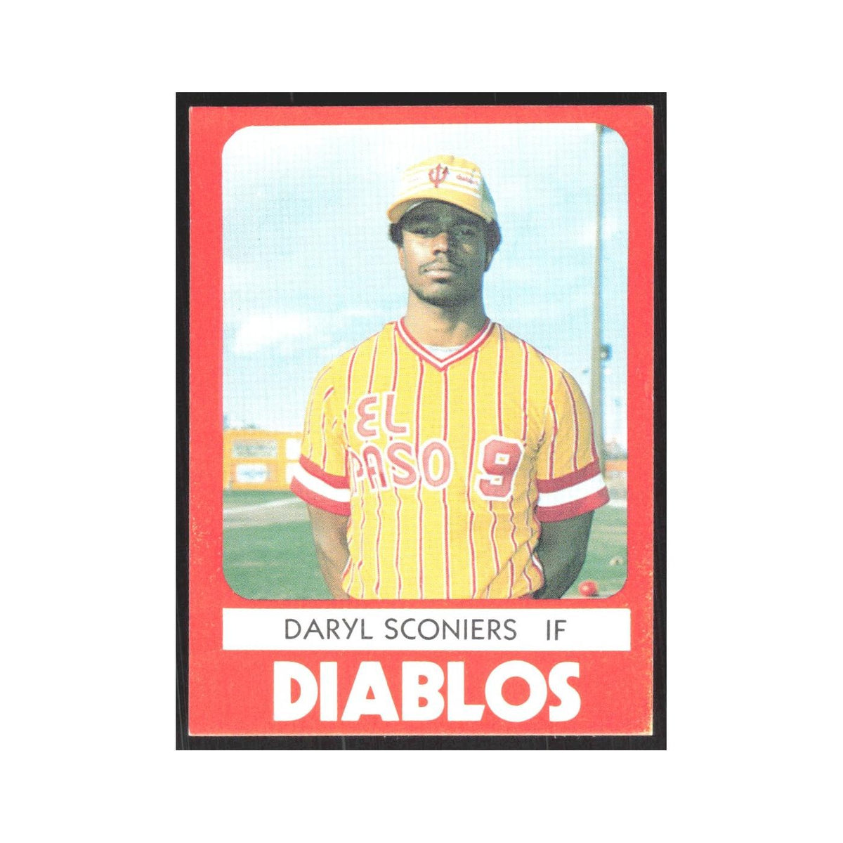 1980 TCMA Minor League Daryl Sconiers El Paso Diablos #14
