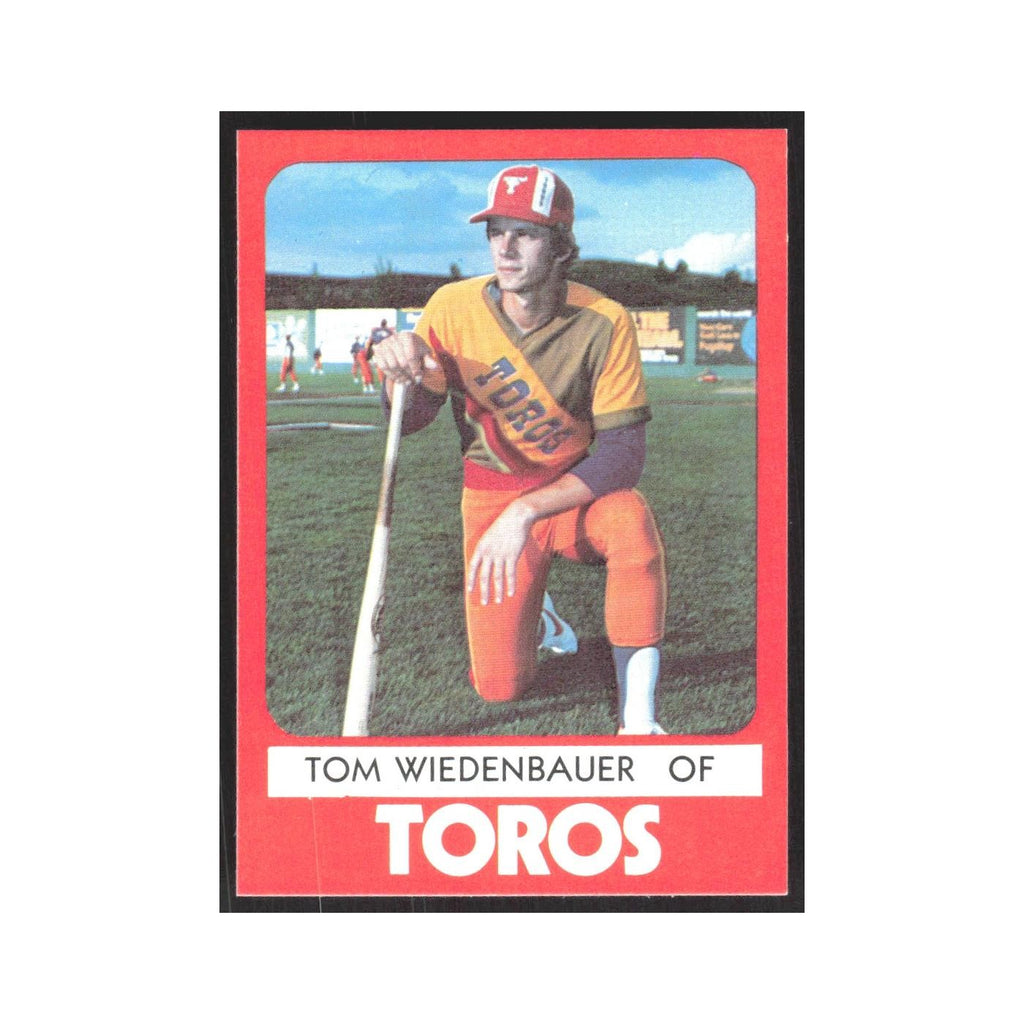 1980 TCMA Minor League Tom Wiedenbauer Tucson Toros #8