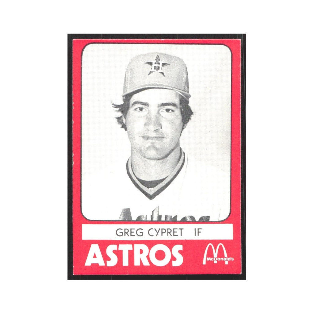 1980 TCMA Minor League Greg Cypret Columbus Astros #1