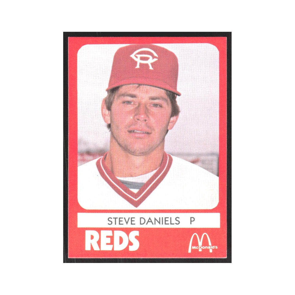 1980 TCMA Minor League Steve Daniels Cedar Rapids Reds #24