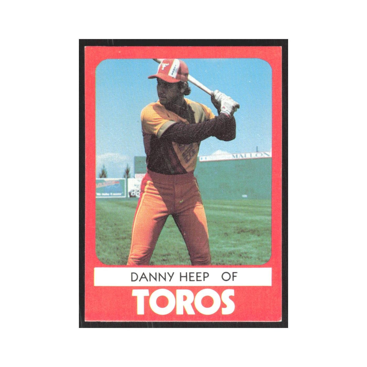 1980 TCMA Minor League Danny Heep Tucson Toros #1