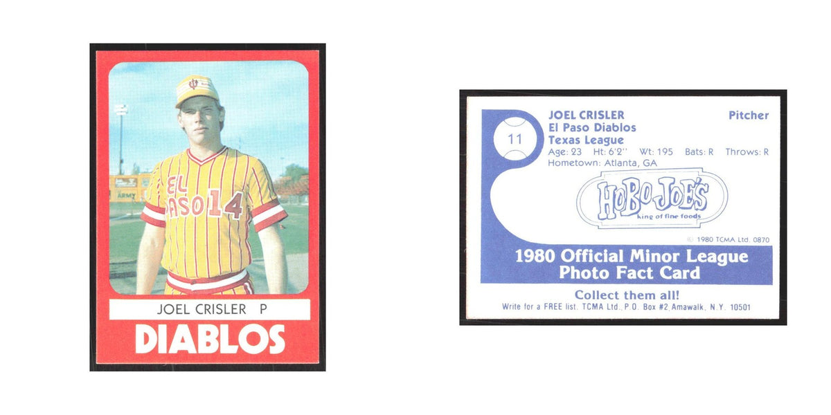 1980 TCMA Minor League Joel Crisler El Paso Diablos #11
