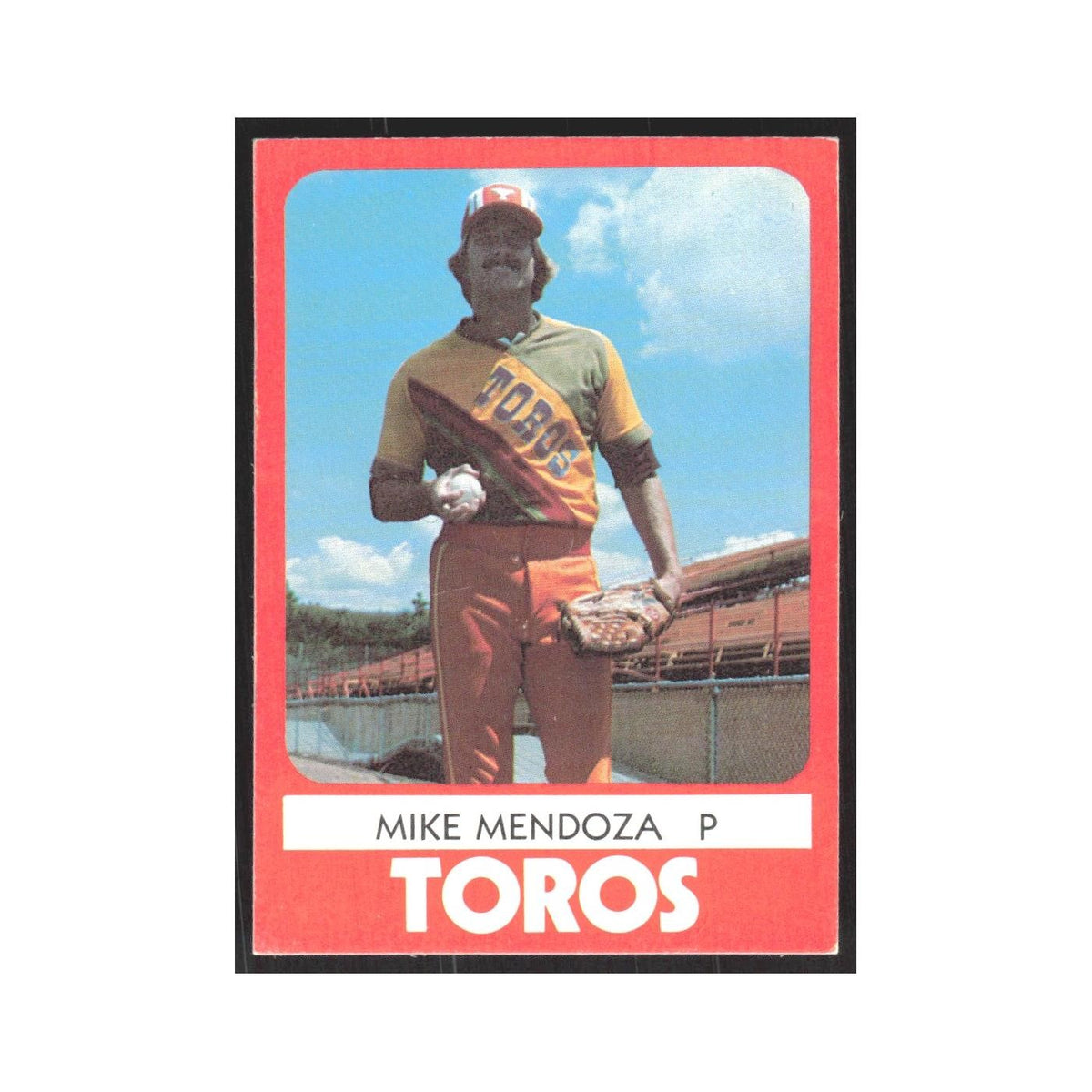 1980 TCMA Minor League Mike Mendoza Tucson Toros #21