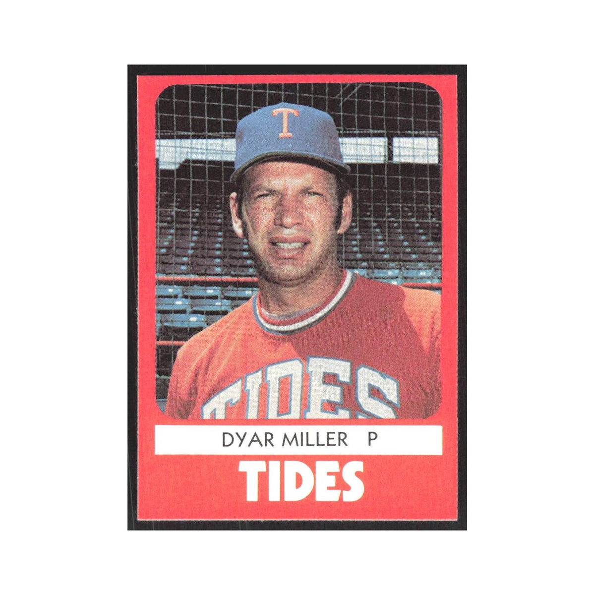 1980 TCMA Minor League Dyar Miller Tidewater Tides #10