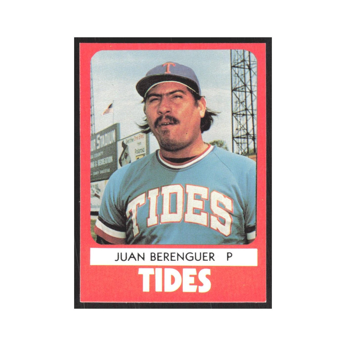1980 TCMA Minor League Juan Berenguer Tidewater Tides #3