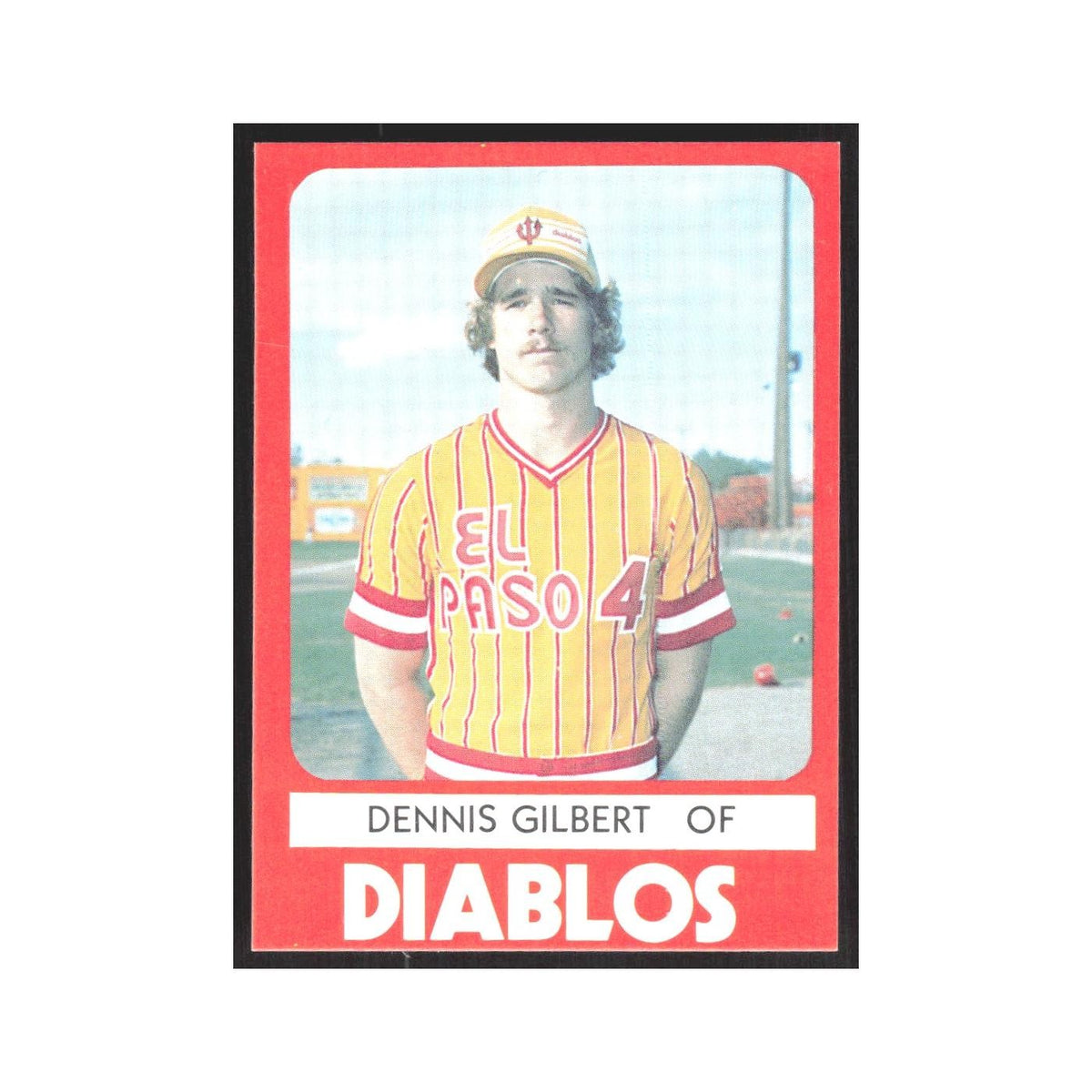 1980 TCMA Minor League Dennis Gilbert El Paso Diablos #2