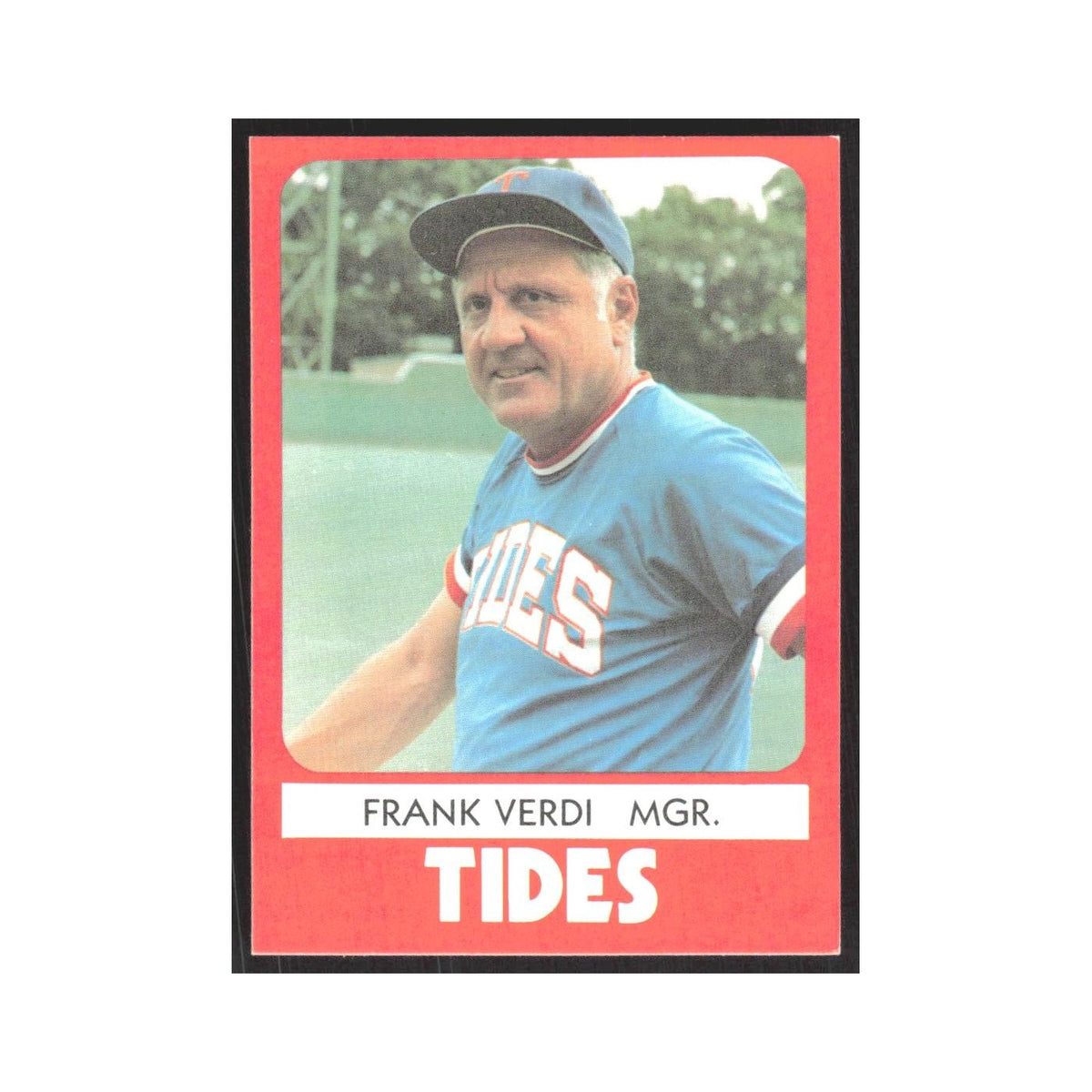 1980 TCMA Minor League Frank Verdi Tidewater Tides #24