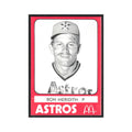 1980 TCMA Minor League Ron Meridith Columbus Astros #19