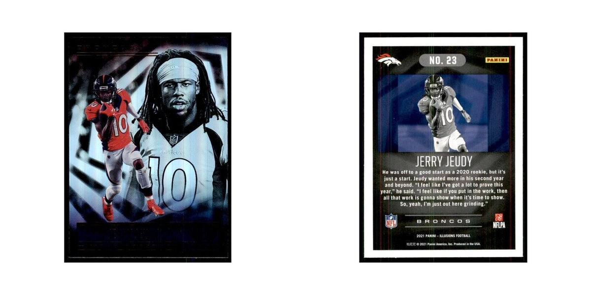 2021 Panini Illusions Jerry Jeudy Broncos #23