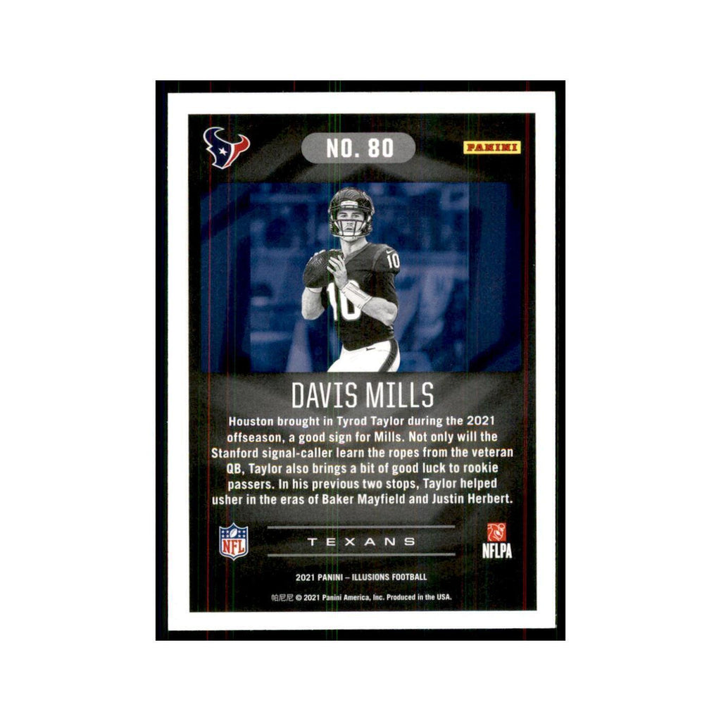 2021 Panini Illusions Davis Mills Texans #80