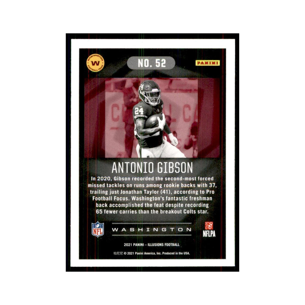 2021 Panini Illusions Antonio Gibson Washington Football Team #52