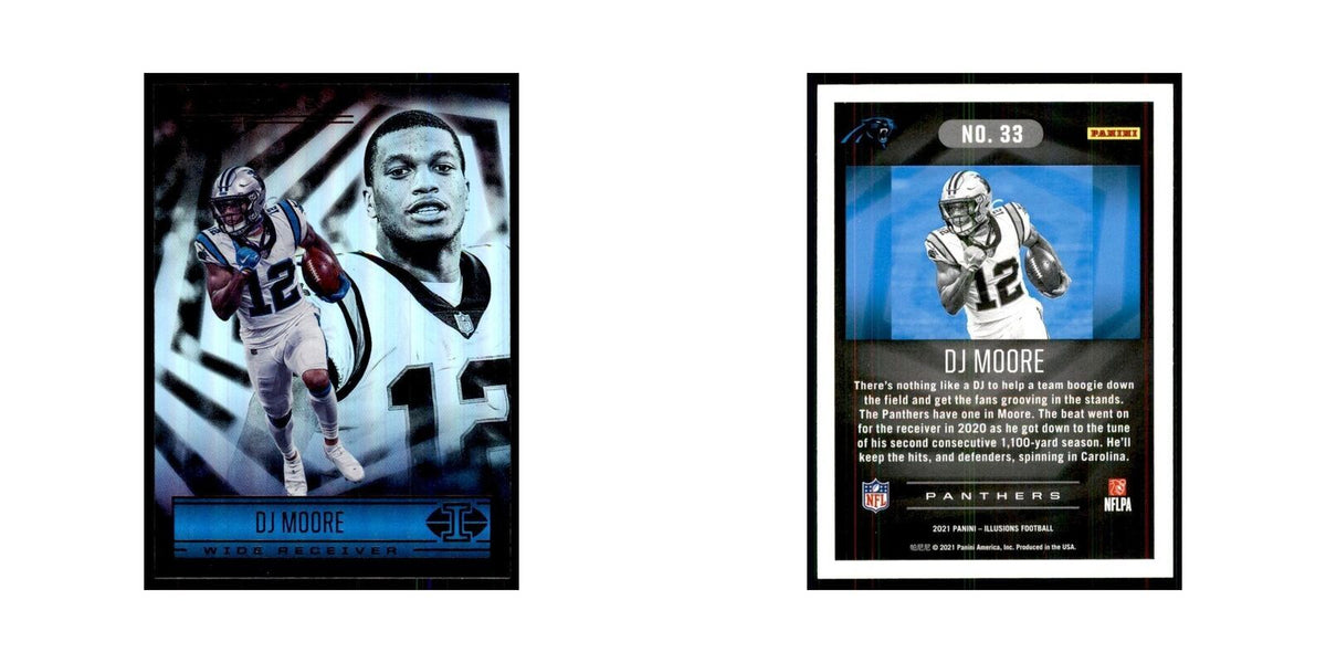 2021 Panini Illusions DJ Moore Panthers #33