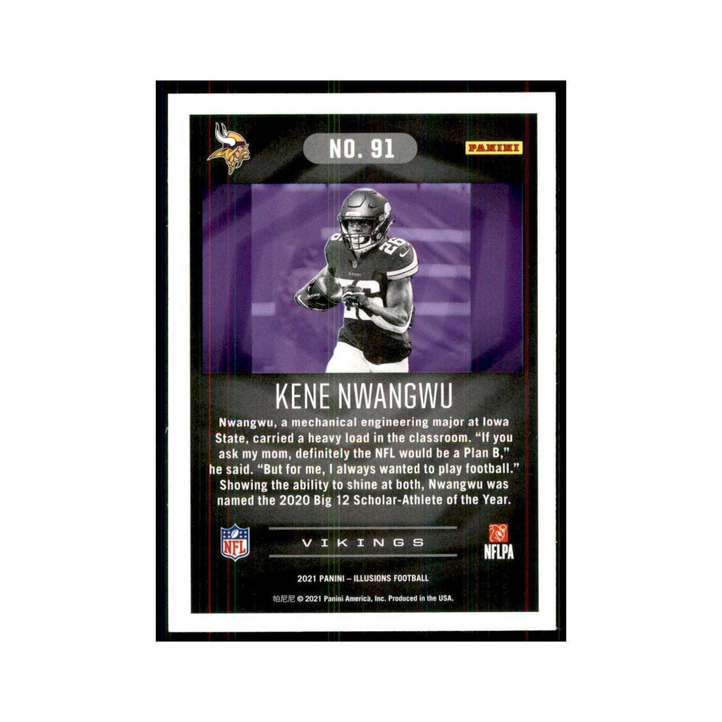 2021 Panini Illusions Kene Nwangwu Vikings #91
