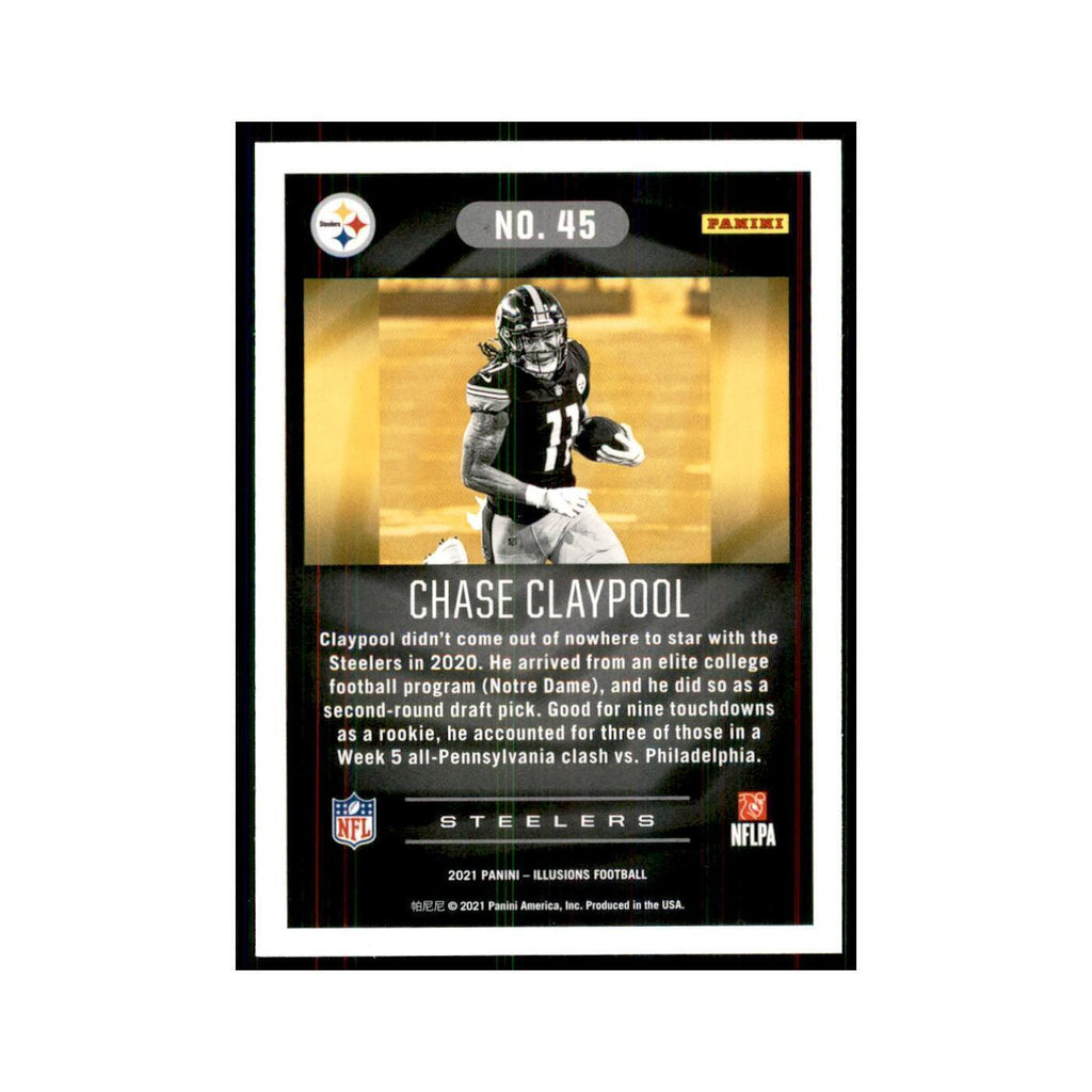 2021 Panini Illusions Chase Claypool Steelers #45