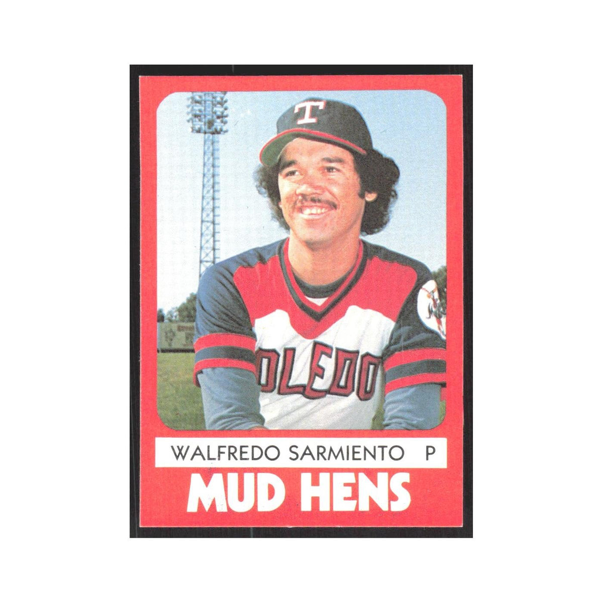 1980 TCMA Minor League Walfredo Sarmiento Toledo Mud Hens #12