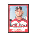 1980 TCMA Minor League Terry Felton Toledo Mud Hens #7