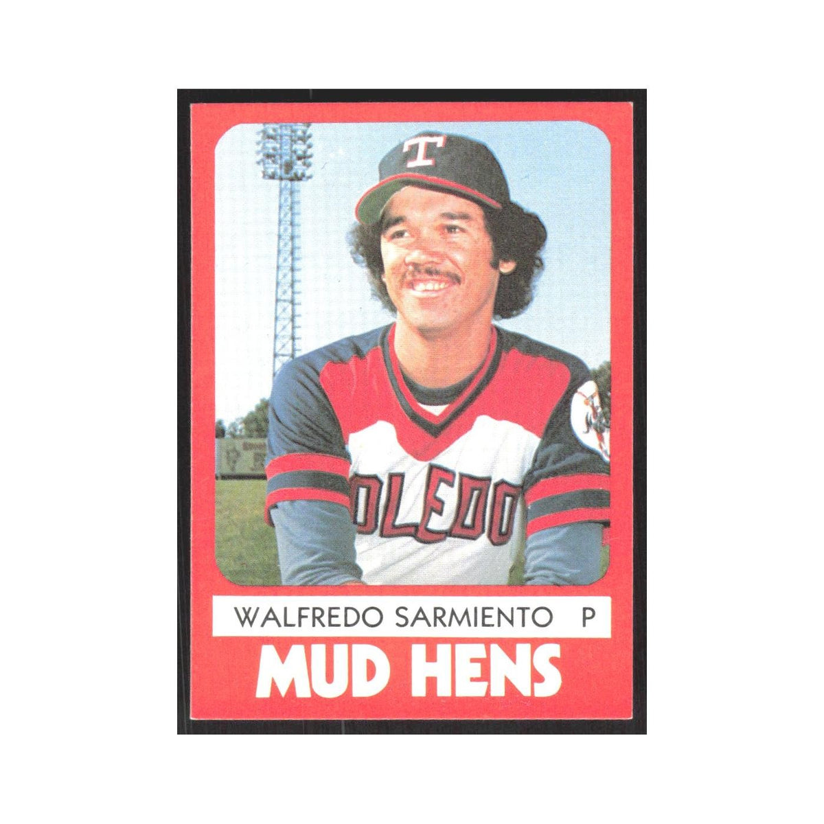 1980 TCMA Minor League Walfredo Sarmiento Toledo Mud Hens #12