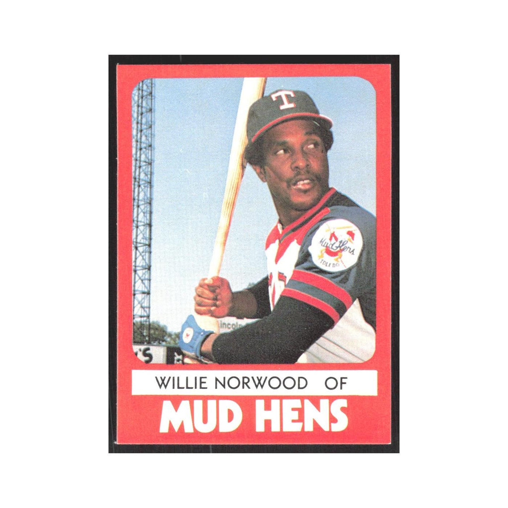 1980 TCMA Minor League Willie Norwood Toledo Mud Hens #10