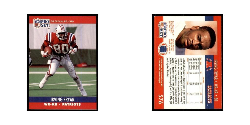 1990 Pro Set Irving Fryar Patriots #576