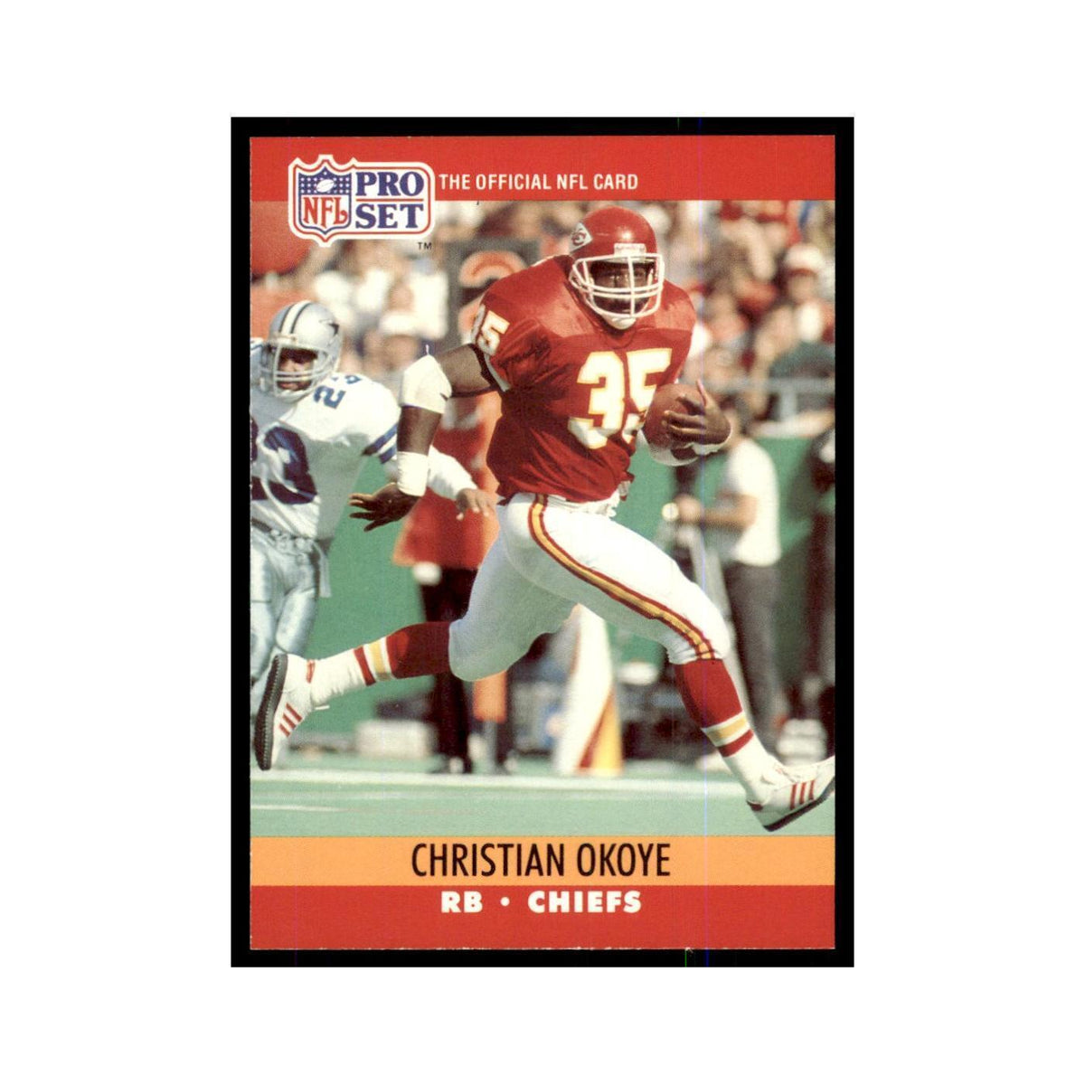1990 Pro Set Christian Okoye Chiefs #532