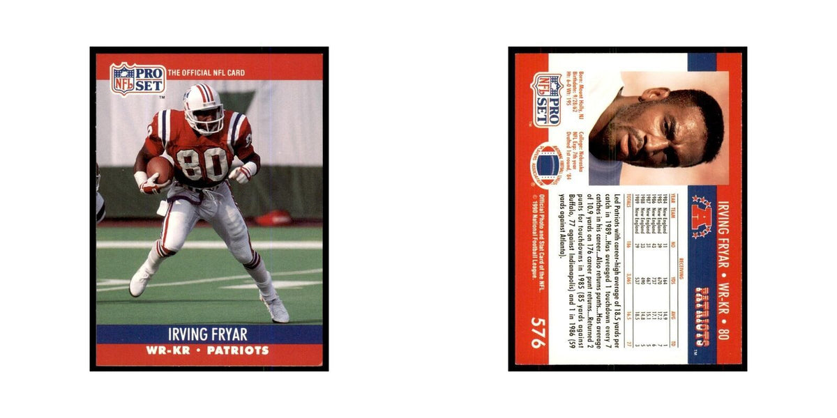 1990 Pro Set Irving Fryar Patriots #576
