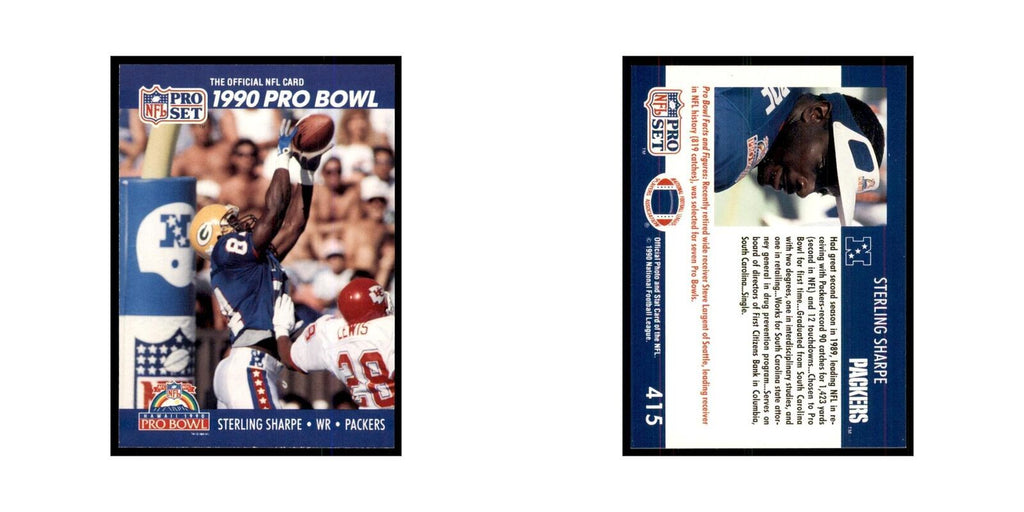 1990 Pro Set Sterling Sharpe Packers #415