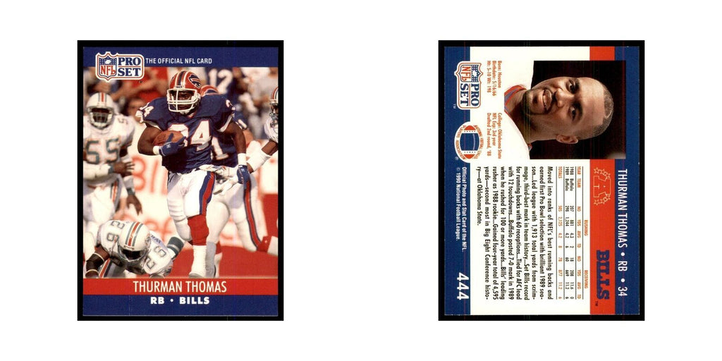 1990 Pro Set Thurman Thomas Bills #444