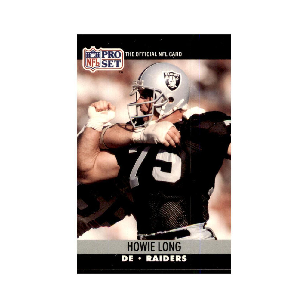 1990 Pro Set Howie Long Los Angeles Raiders #545