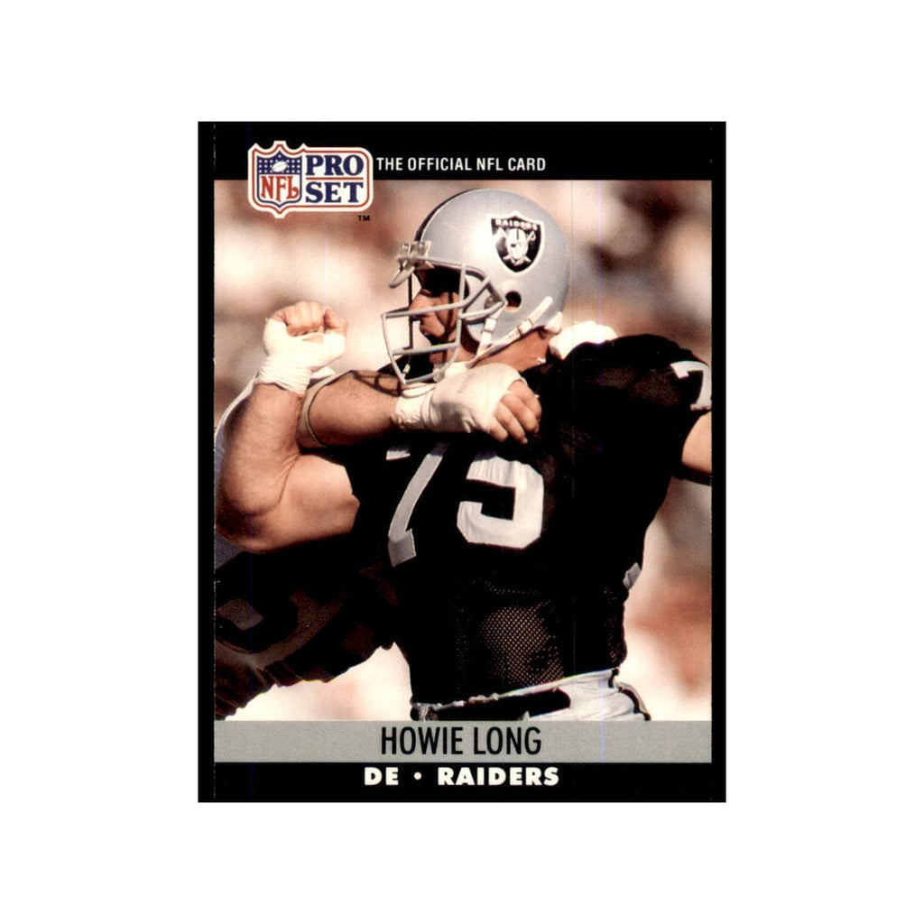 1990 Pro Set Howie Long Los Angeles Raiders #545