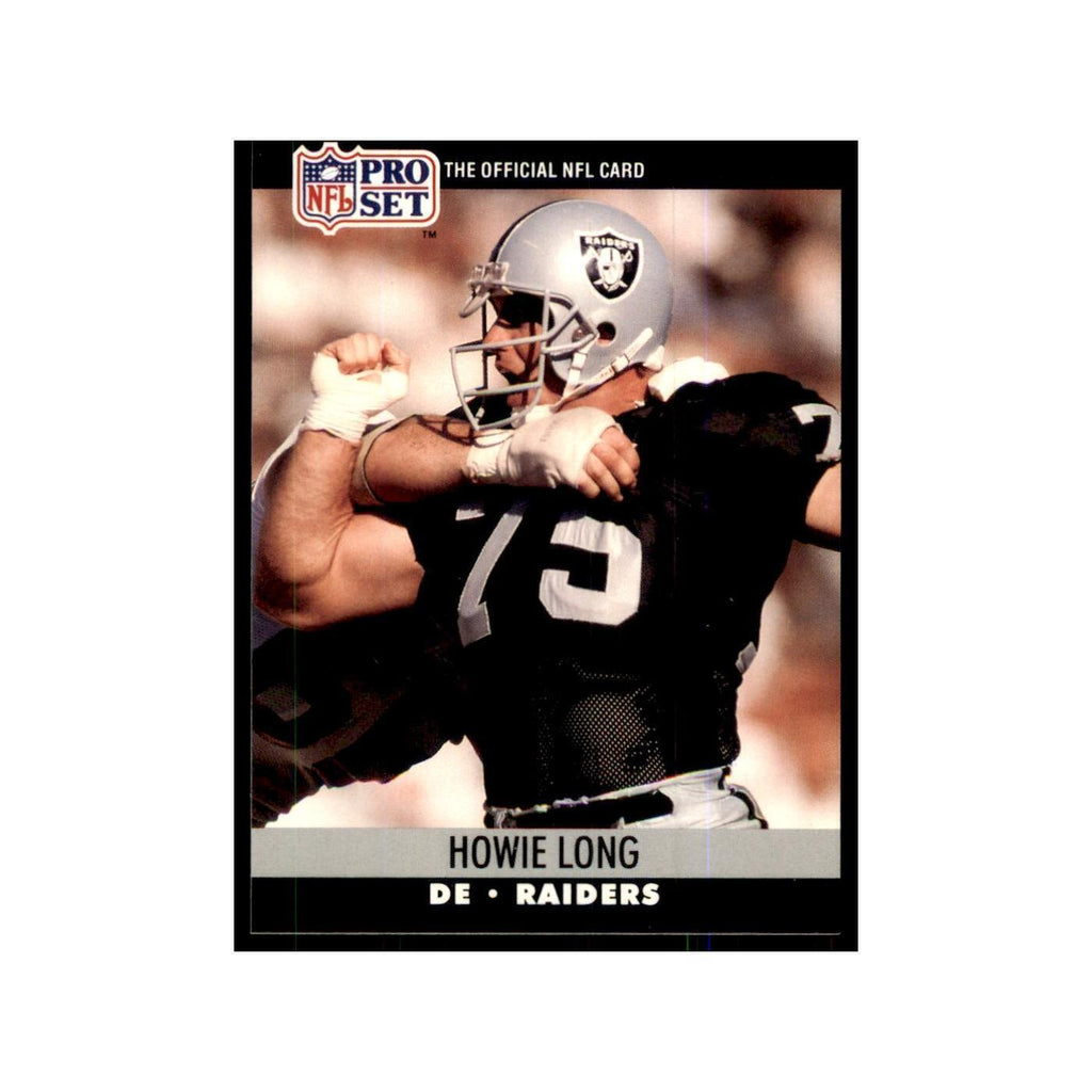 1990 Pro Set Howie Long Los Angeles Raiders #545