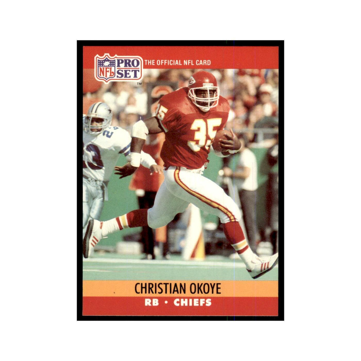 1990 Pro Set Christian Okoye Chiefs #532