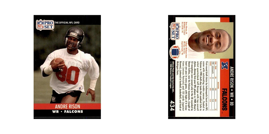 1990 Pro Set Andre Rison Falcons #434