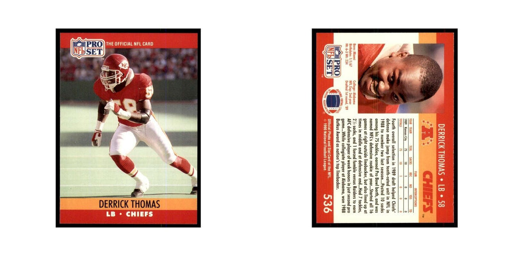 1990 Pro Set Derrick Thomas Chiefs #536