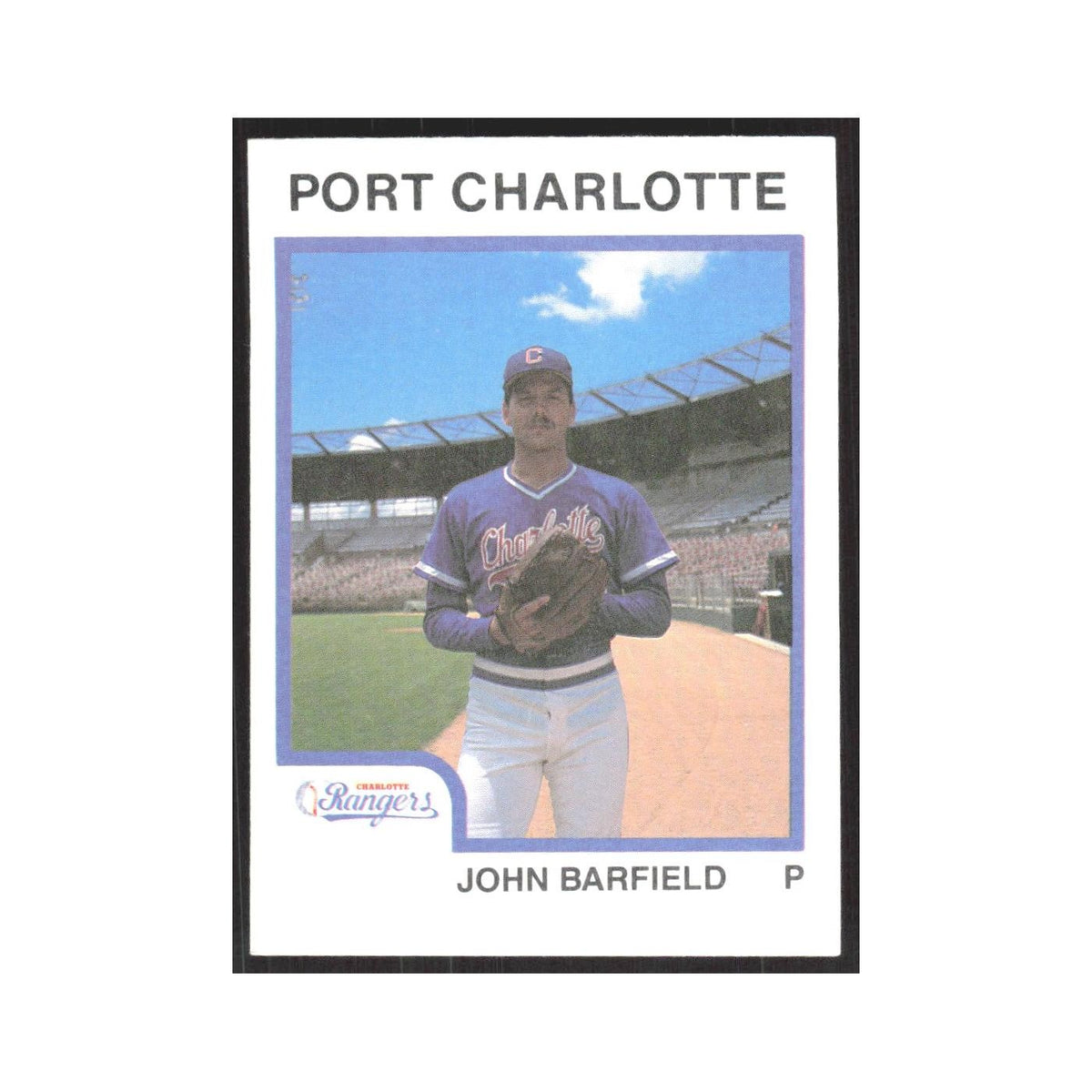 1987 ProCards Minor League John Barfield Port Charlotte Rangers #2038