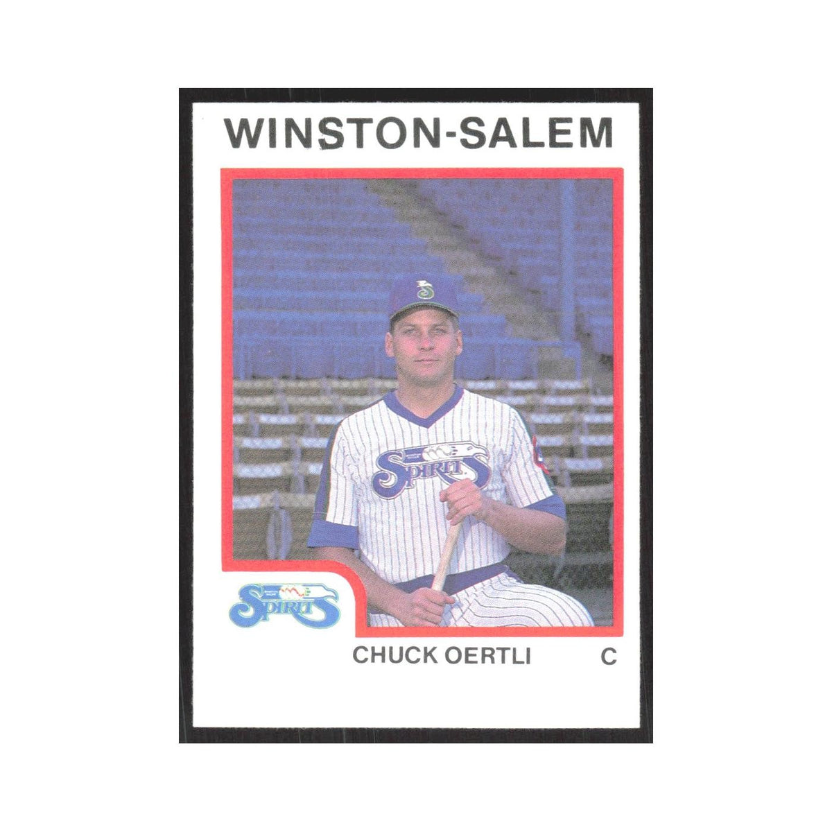 1987 ProCards Minor League Chuck Oertli Winston-Salem Spirits #1229