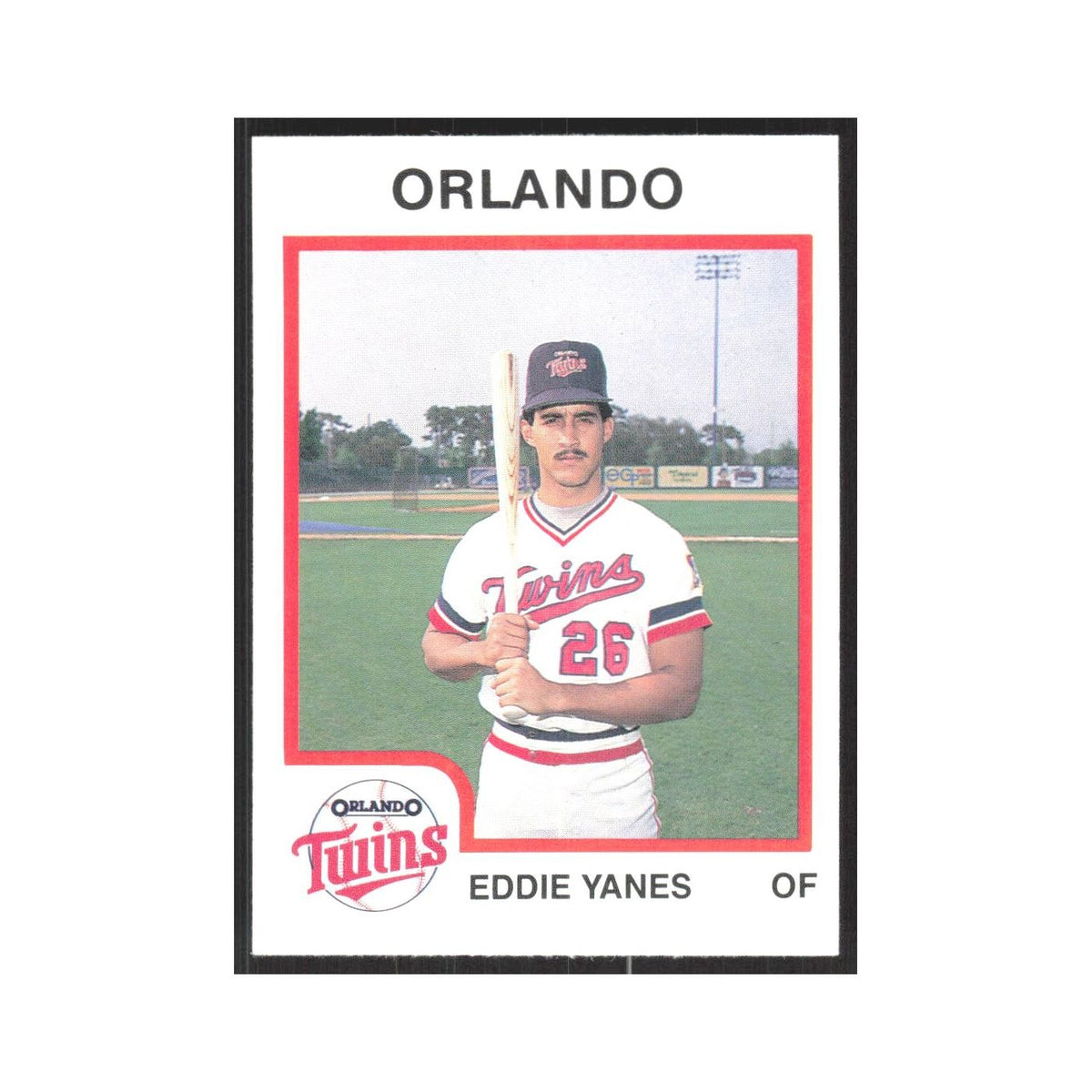 1987 ProCards Minor League Eddie Yanes Orlando Twins #884