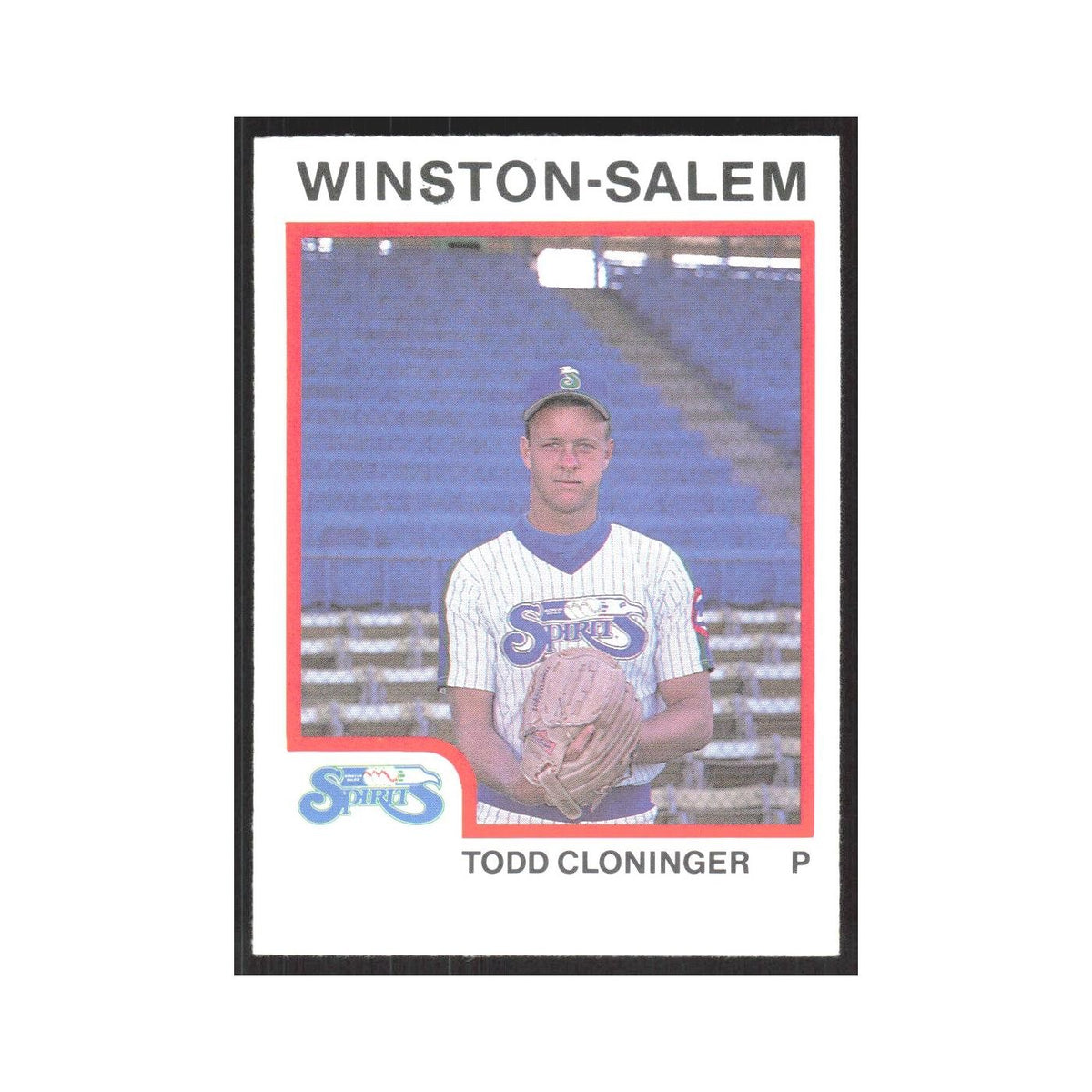 1987 ProCards Minor League Todd Cloninger Winston-Salem Spirits #1211