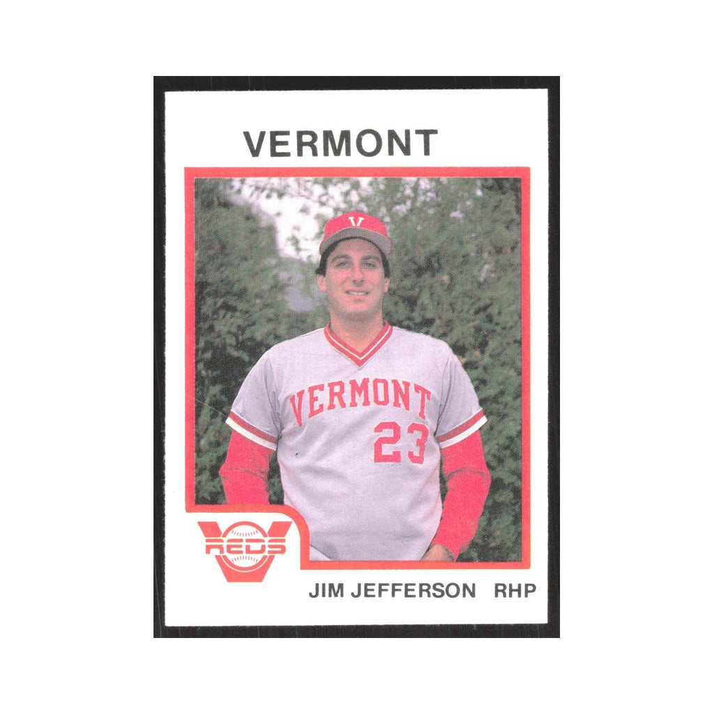 1987 ProCards Minor League Jim Jefferson Vermont Reds #815